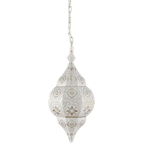 Détail de Lampe Suspension Marrakesch, Luminaire Marocain Doré