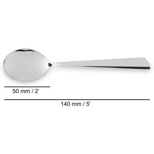 Détail de Cuillère à café, cuillère à soupe, inox 18/10, argent