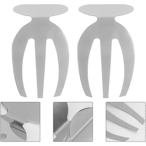 Zoom sur Couverts à salade MMCCHB, acier inoxydable, lot de 2