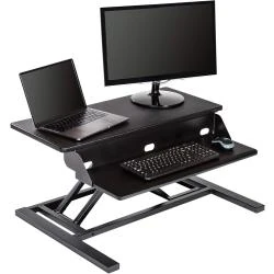 Airrise Pro Bureau Debout, Convertisseur Noir Réglable