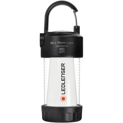 Lanterne LED rechargeable 300 lumens, lumière rouge, mousqueton - Vue principale