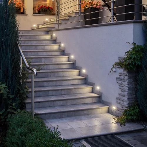 Zoom sur SSC-LUXon Lot 5 Appliques Murales LED Extérieur IP65