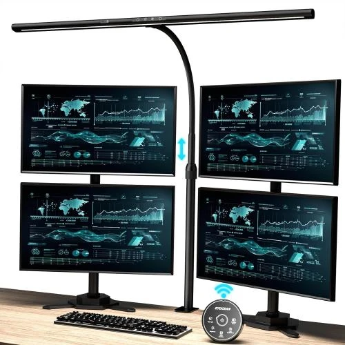 Lampe de Bureau LED EYOCEAN avec Télécommande et Luminosité Réglable - Vue principale