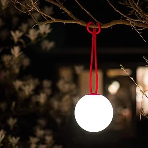 Détail de Lampe Sans Fil Fatboy Bolleke Rouge : Idéale pour l'Intérieur
