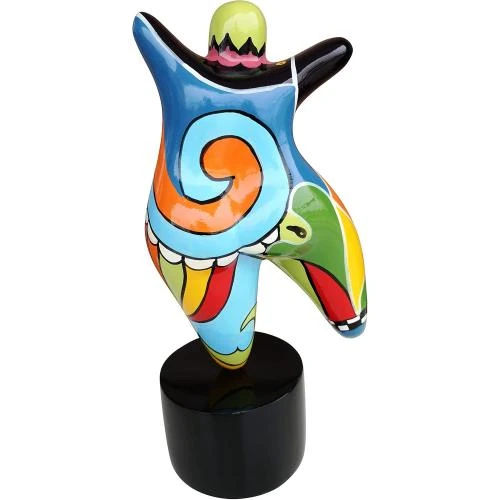 Zoom sur Statue Femme Danseuse Résine Laure TERRIER, Style Nanas
