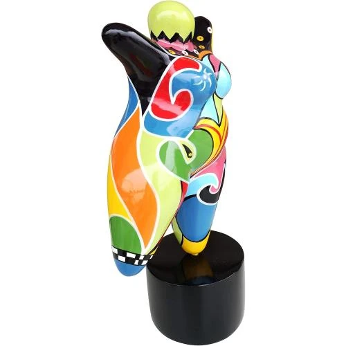 Détail de Statue Femme Danseuse Résine Laure TERRIER, Style Nanas