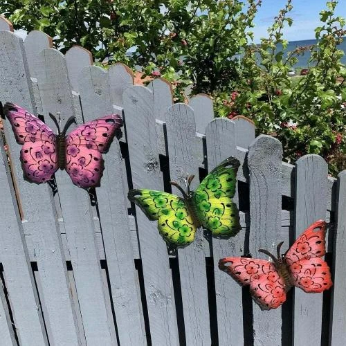 Papillons Grande peinture murale, Décoration métal Sdmax - Vue principale