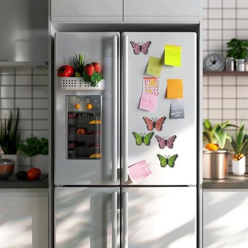 Zoom sur Papillons Grande peinture murale, Décoration métal Sdmax