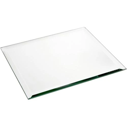 Miroir carré verre biseauté 5 mm, design élégant - Vue principale