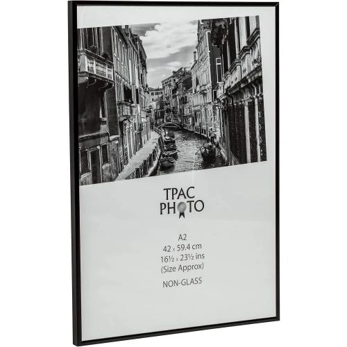 Détail de Cadre photo aluminium noir The Photo Album Company Ltd