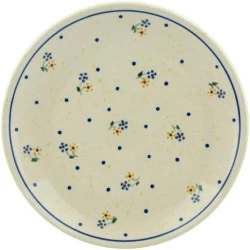 Assiette Petit Déjeuner Bunzlauer, Motif Élégant, Céramique