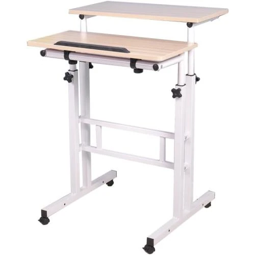 Bureau Informatique Sogesfurniture, Table Roulante, Inclinable - Vue principale
