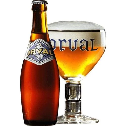 Zoom sur Verre à bière Orval, design élégant, qualité supérieure