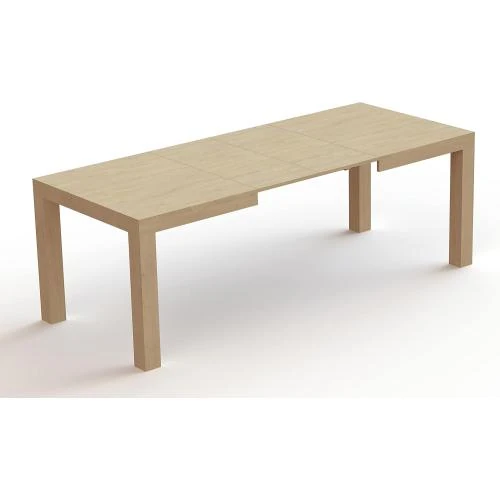 Table extensible moderne Icreo Dionisio chêne rustique - Vue principale