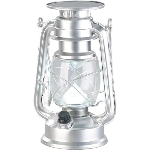 Lampe tempête LED solaire, intensité variable, 200 LM - Vue principale