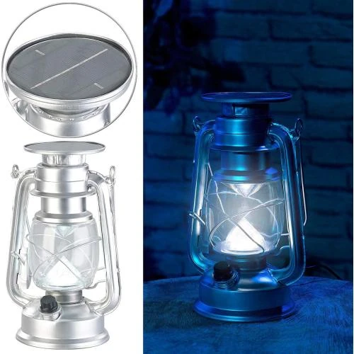 Détail de Lampe tempête LED solaire, intensité variable, 200 LM