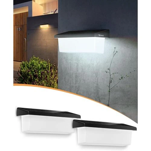 Appliques Murales Extérieures Solaire FabStyl, LED Étanche - Vue principale