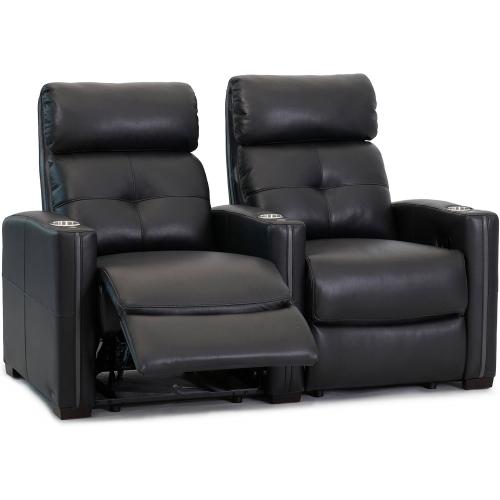 Présentation de Présentation Sièges Octane Seating Cloud XS850, Cuir Noir, Chaise Cinéma