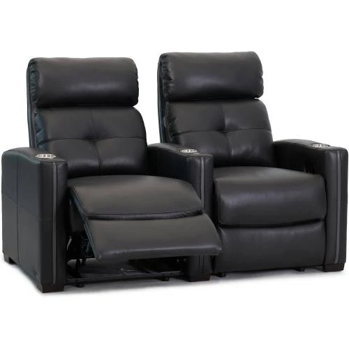 Sièges Octane Seating Cloud XS850, Cuir Noir, Chaise Cinéma - Vue principale