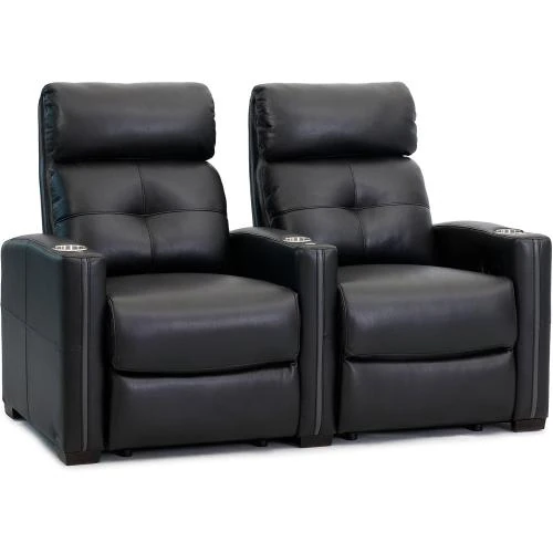 Détail de Sièges Octane Seating Cloud XS850, Cuir Noir, Chaise Cinéma