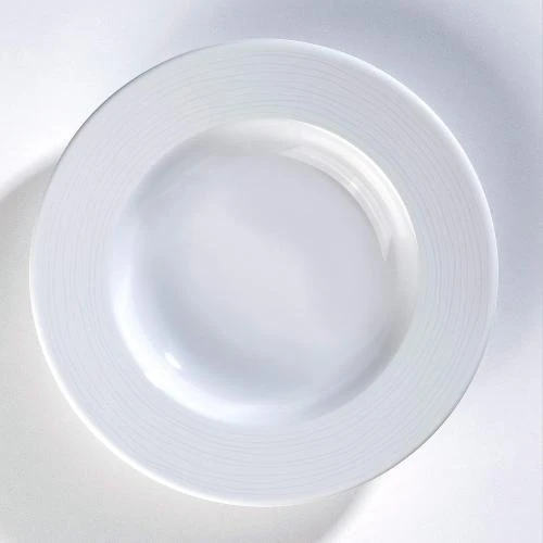 Détail de Assiettes creuses porcelaine Kahla Nature, qualité allemande