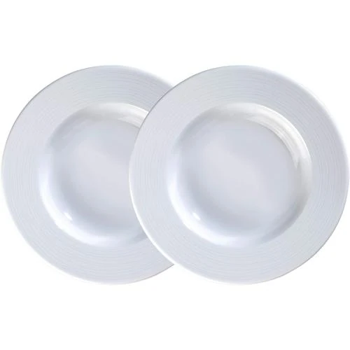 Assiettes creuses porcelaine Kahla Nature, qualité allemande - Vue principale