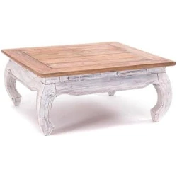 Table Basse Opium East en Acajou Massif - Design Durable