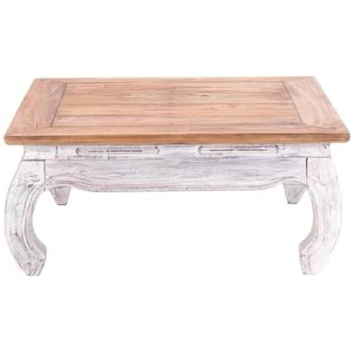 Zoom sur Table Basse Opium East en Acajou Massif - Design Durable