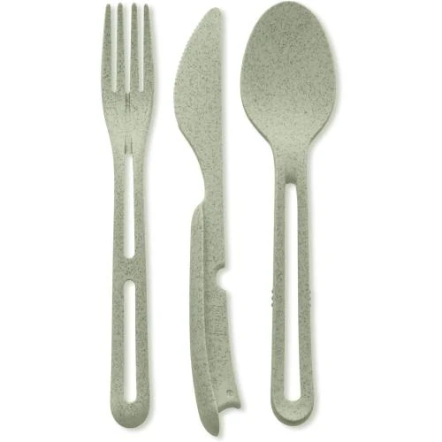 Zoom sur Set Couverts Koziol 3 Pièces KLIKK, Design Pratique