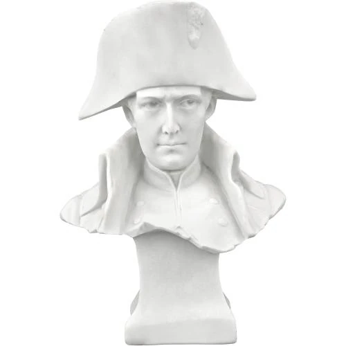 Détail de Statuette Marbre Blanc Napoléon Bonaparte Design Toscano