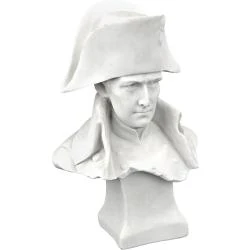 Statuette Marbre Blanc Napoléon Bonaparte Design Toscano