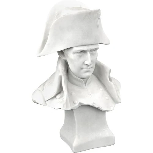 Statuette Marbre Blanc Napoléon Bonaparte Design Toscano - Vue principale