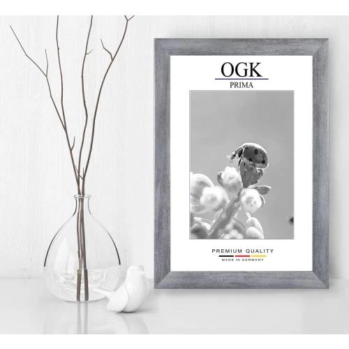 Zoom sur Cadre photo bois gris 30x30 cm Online GalleryKing