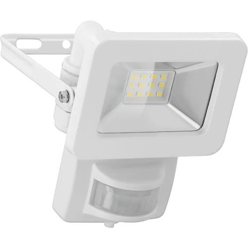 Projecteur LED 10W, détecteur mouvement, blanc neutre - Vue principale
