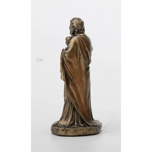 Détail de Statue résine peinte main, bronze antique, Veronese