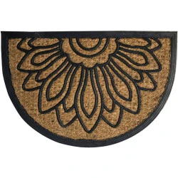 Tapis de bienvenue ORYX Maurer, fibre caoutchouc, semi-circulaire