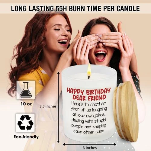 Zoom sur Bougie parfumée lavande vanille 39 ans Teezwonder