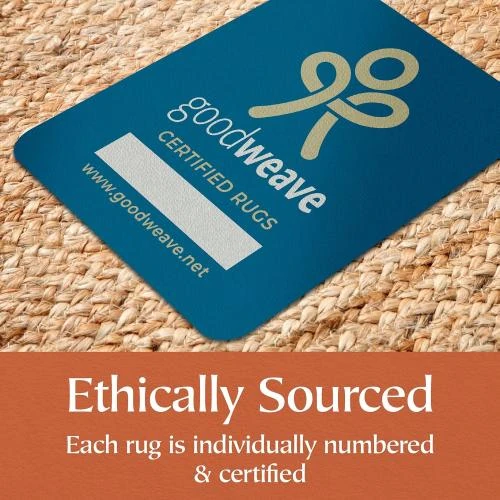 Zoom sur Tapis chindi multicolore commerce équitable, décoration intérieure