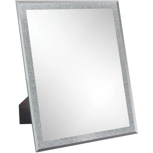 Miroir de courtoisie ZBEIVAN, argenté, rectangulaire, sans cadre - Vue principale