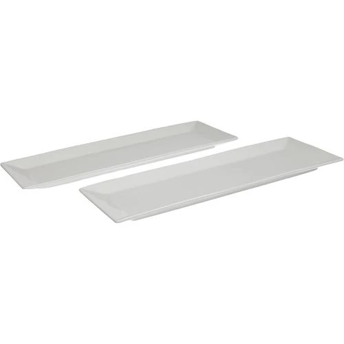 Set 39 Assiettes Rectangulaires Trendy Line, Professionnelles - Vue principale