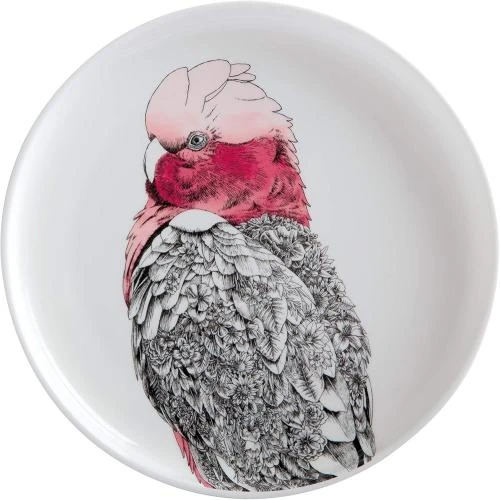 Maxwell Williams Assiette Porcelaine Cacatoes Rose Multicolore - Vue principale