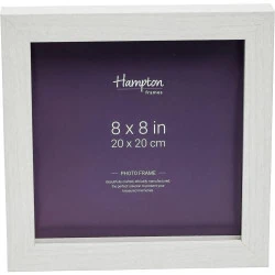 Cadre Photo Carré Plexiglas Blanc Hampton Frames