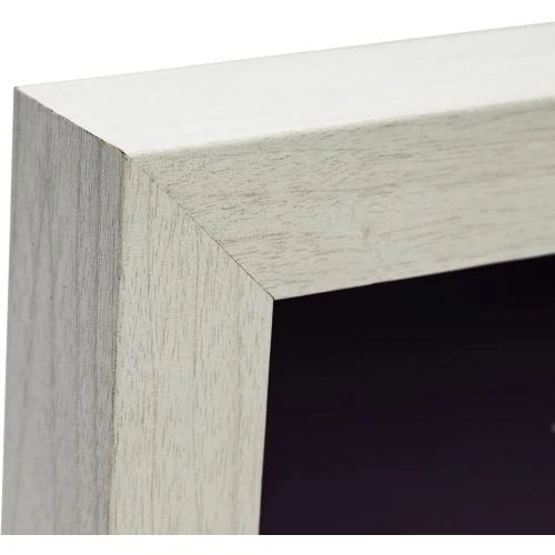 Zoom sur Cadre Photo Carré Plexiglas Blanc Hampton Frames