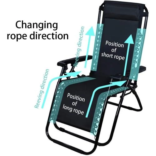 Zoom sur Corde de Rechange Manswill, Accessoires Chaise Gravité Zéro