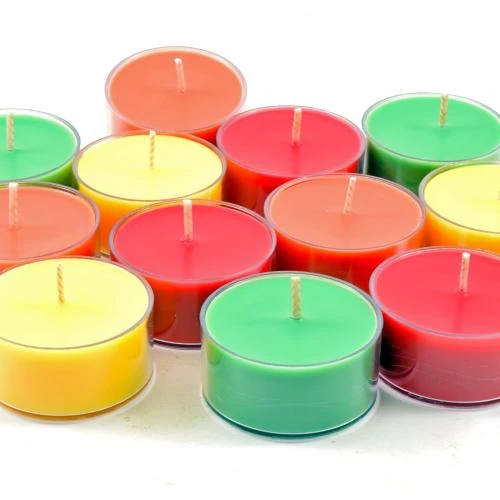 Détail de Candeo Candle Bougies Soja Parfumées Jelly Beans, Lot 12