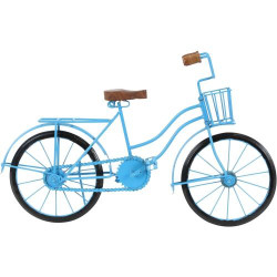 Présentation Sculpture en Fer Bleu Deco 79, Élégance Moderne