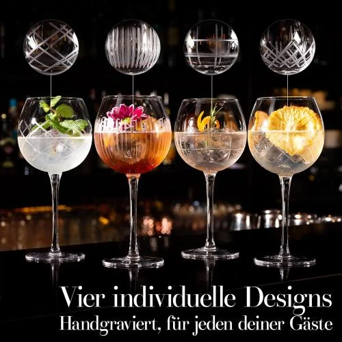 Détail de Verres à Gin, Cocktail, Handcrafted, Exclusifs, Liedlich