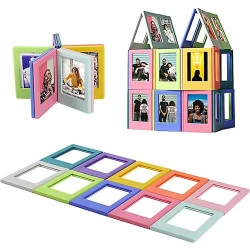 Cadres Photo Magnétiques Elinala, 10 PCS Colorés, Créatifs