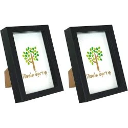 Cadre Photo Noir, Lot de 2, Nicola Spring