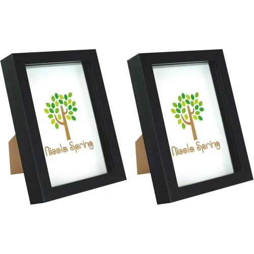 Cadre Photo Noir, Lot de 2, Nicola Spring - Vue principale